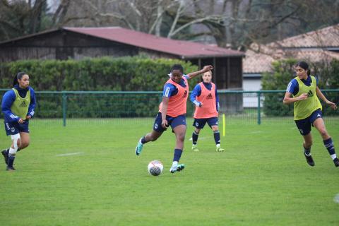 Entrainement, FC Girondins de Bordeaux féminines 07.02.2024 , 2023-2024 