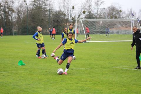 Entrainement, FC Girondins de Bordeaux féminines 07.02.2024 , 2023-2024 