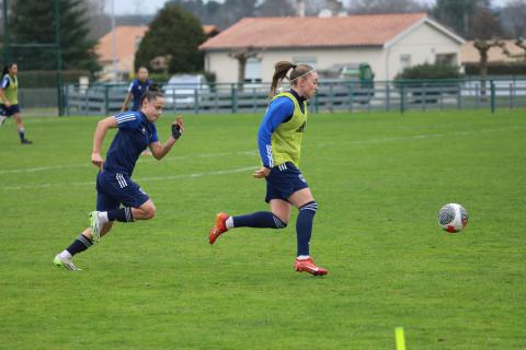 Entrainement, FC Girondins de Bordeaux féminines 07.02.2024 , 2023-2024 