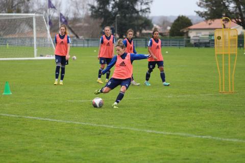 Entrainement, FC Girondins de Bordeaux féminines 07.02.2024 , 2023-2024 