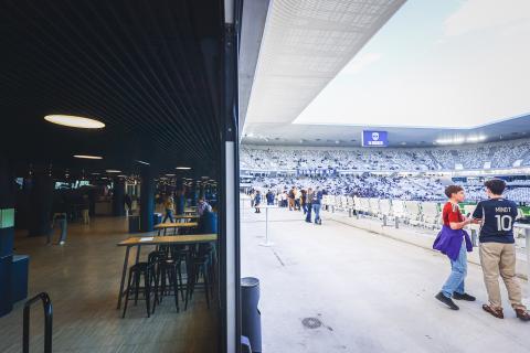 La Halle lors de Bordeaux - Paris FC (Mars 2024)