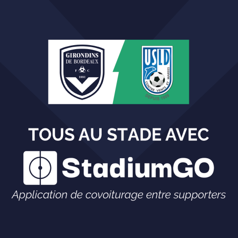 StadiumGo pour Bordeaux-Dunkerque