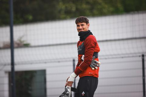 Grégoire Swiderski à l'entraînement (avril 2024)