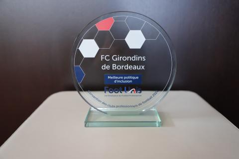 Les Girondins remportent le Trophée de la Meilleure Politique d'Inclusion 2024