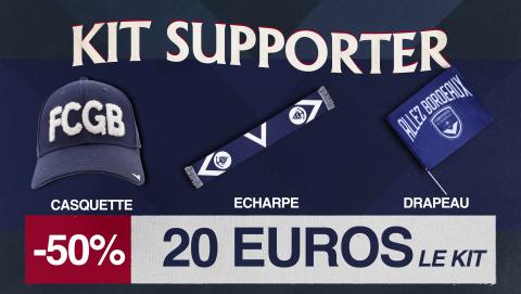 Kit du Supporter, disponible à la boutique le jour de Bordeaux-Avranches (octobre 2024)