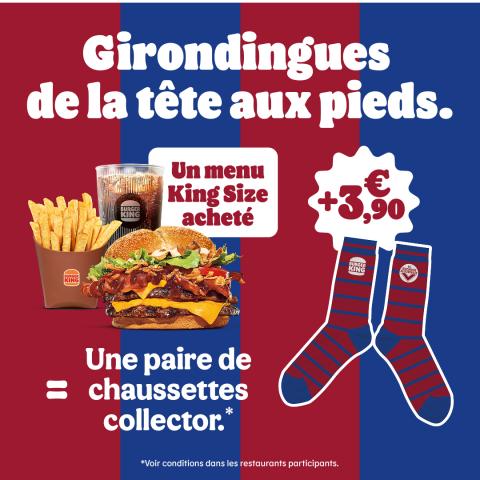 Burger King chaussettes